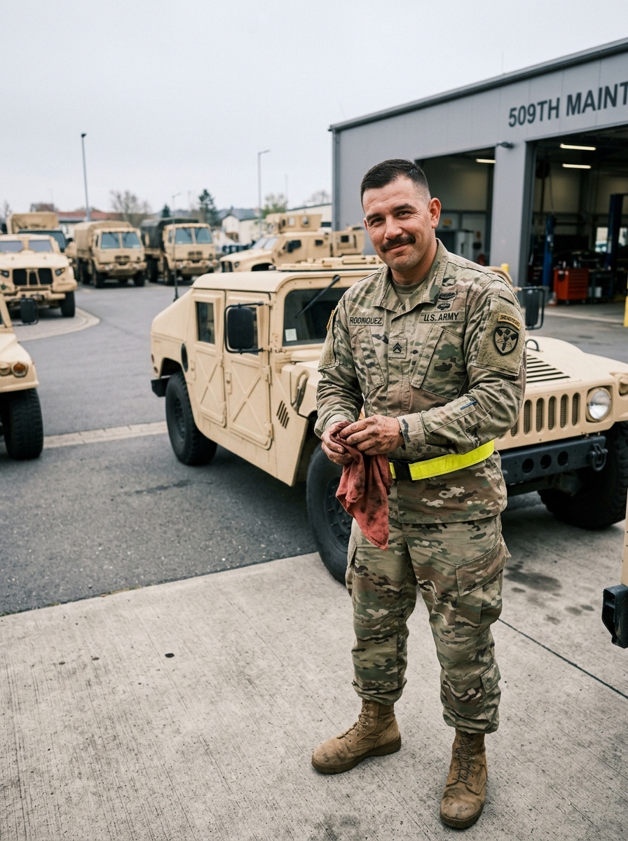 Active duty Army Staff Sergeant on a US installation in Germany
