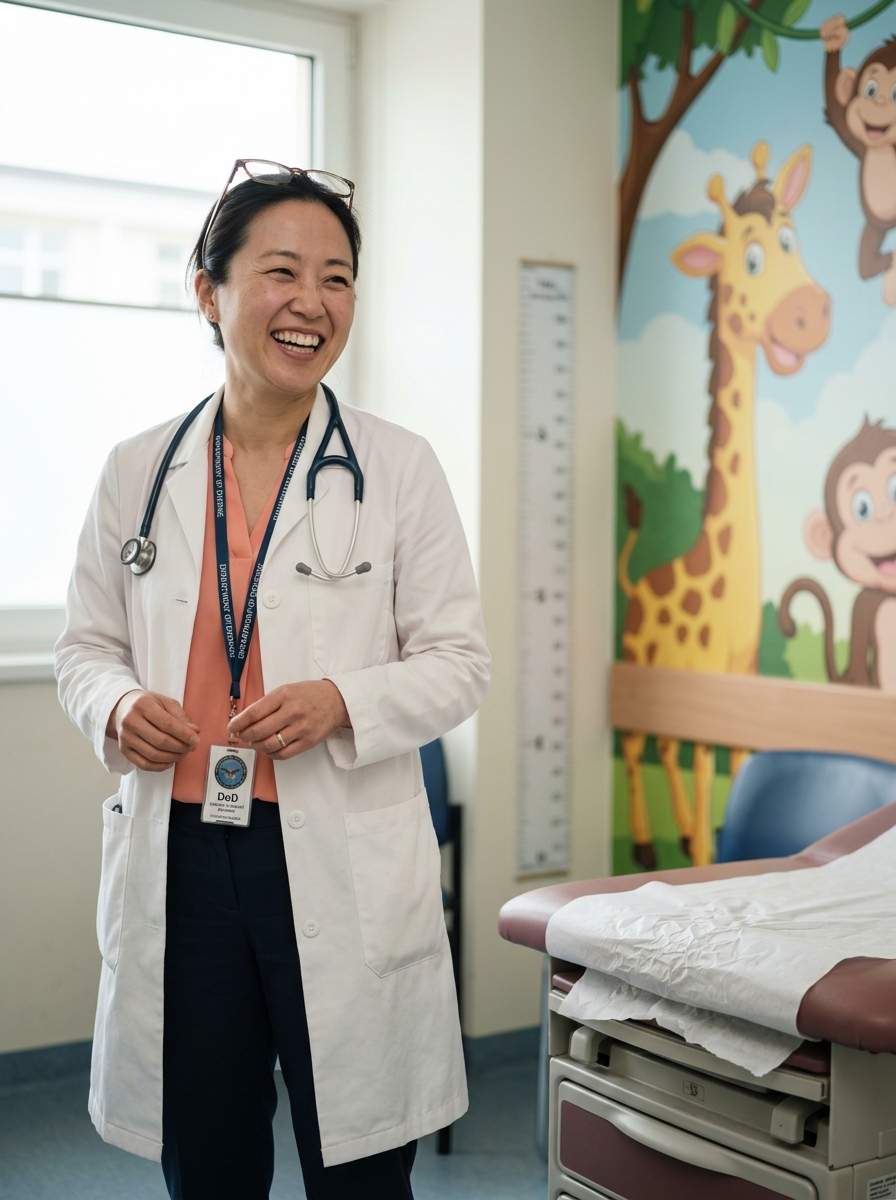 GS civilian registered nurse at Landstuhl Regional Medical Center